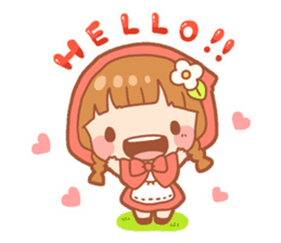 Akazukin-chan (Little Red-Cap) sticker #144452