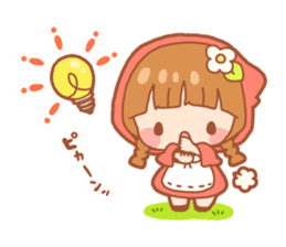 Akazukin-chan (Little Red-Cap) sticker #144472