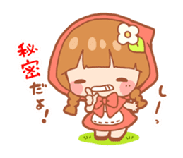 Akazukin-chan (Little Red-Cap) sticker #144477