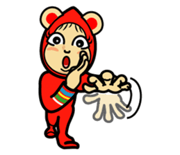 Kigurumi peopleS -lovely girl Valery- sticker #160911