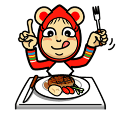 Kigurumi peopleS -lovely girl Valery- sticker #160916