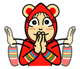 Kigurumi peopleS -lovely girl Valery- sticker #160934