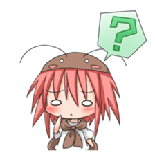 Cockroach girl "Gokiko" sticker #172284