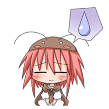 Cockroach girl "Gokiko" sticker #172286