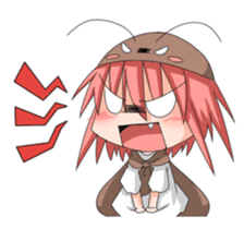 Cockroach girl "Gokiko" sticker #172295