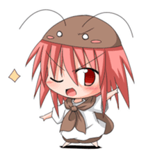 Cockroach girl "Gokiko" sticker #172298