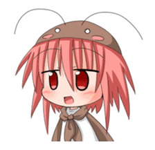 Cockroach girl "Gokiko" sticker #172300