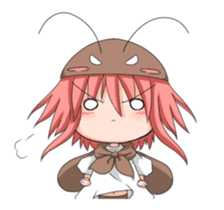Cockroach girl "Gokiko" sticker #172301