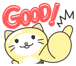 light bulb cat sticker #195365