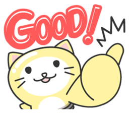 light bulb cat sticker #195365