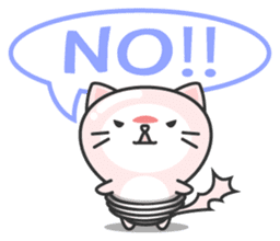 light bulb cat sticker #195368