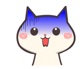 kagoshima dialect cat sticker sticker #2537075