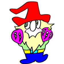 200 gnome gnome with fruits and vege sticker #3384374