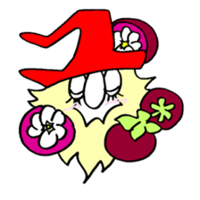 200 gnome gnome with fruits and vege sticker #3384377