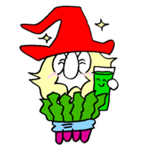 200 gnome gnome with fruits and vege sticker #3384382