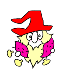 200 gnome gnome with fruits and vege sticker #3384383