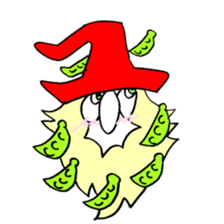 200 gnome gnome with fruits and vege sticker #3384384