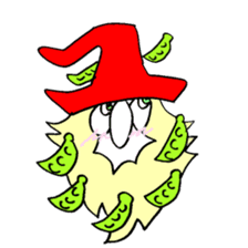 200 gnome gnome with fruits and vege sticker #3384384