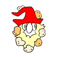 200 gnome gnome with fruits and vege sticker #3384386