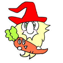 200 gnome gnome with fruits and vege sticker #3384390