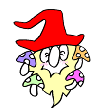 200 gnome gnome with fruits and vege sticker #3384392