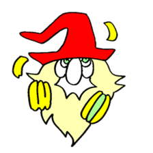 200 gnome gnome with fruits and vege sticker #3384393