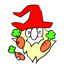 200 gnome gnome with fruits and vege sticker #3384394