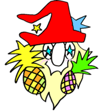 200 gnome gnome with fruits and vege sticker #3384399