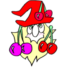 200 gnome gnome with fruits and vege sticker #3384402