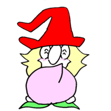 200 gnome gnome with fruits and vege sticker #3384404