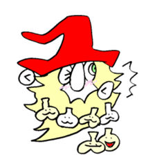 200 gnome gnome with fruits and vege sticker #3384405