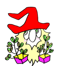 200 gnome gnome with fruits and vege sticker #3384407