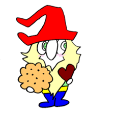 gnome gnome love sweets 500 sticker #3385131