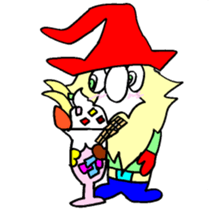 gnome gnome love sweets 500 sticker #3385138