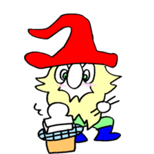 gnome gnome love sweets 500 sticker #3385152