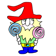 gnome gnome love sweets 500 sticker #3385162