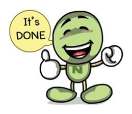 NOOK Doll Action 4 (English) sticker #3513495