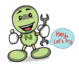 NOOK Doll Action 4 (English) sticker #3513496