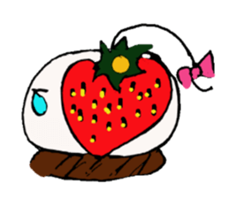 Strawberry Daifuku-chan sticker #3840786