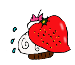 Strawberry Daifuku-chan sticker #3840793