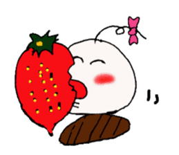 Strawberry Daifuku-chan sticker #3840794
