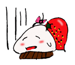 Strawberry Daifuku-chan sticker #3840795
