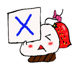 Strawberry Daifuku-chan sticker #3840798