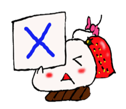 Strawberry Daifuku-chan sticker #3840798