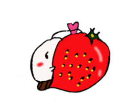 Strawberry Daifuku-chan sticker #3840800