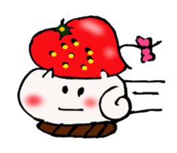 Strawberry Daifuku-chan sticker #3840804