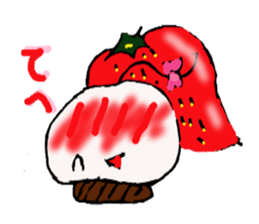 Strawberry Daifuku-chan sticker #3840815