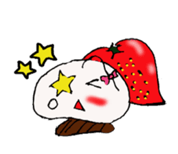 Strawberry Daifuku-chan sticker #3840816