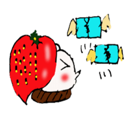 Strawberry Daifuku-chan sticker #3840817