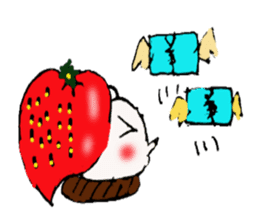 Strawberry Daifuku-chan sticker #3840817